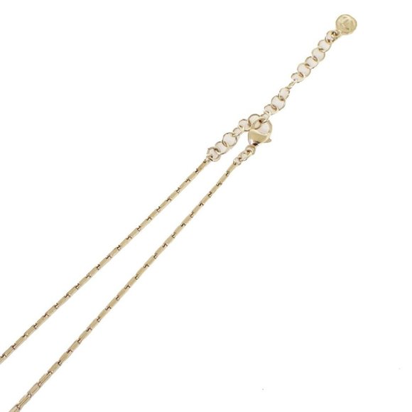 CHANEL CC Rhinestone Imitation Pearl Ribbon Chain Necklace 13C White GHW 20RJ332 - Picture 10 of 13